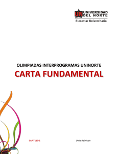 CARTA FUNDAMENTAL - Universidad del Norte