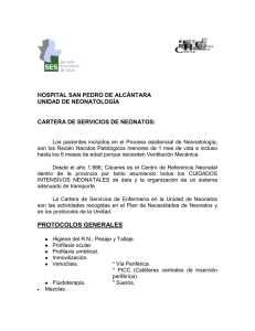 PROTOCOLOS GENERALES - Área de Salud de Cáceres