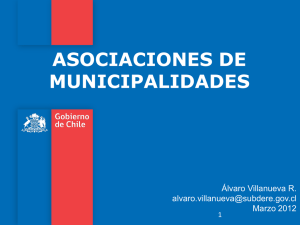 asociaciones de municipalidades