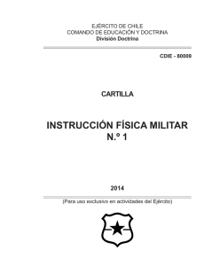 INSTRUCCIÓN FÍSICA MILITAR N.º 1