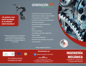INGENIERÍA MECáNICA - Instituto Tecnológico de Hermosillo