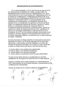 memorandum de entendimiento