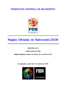 Reglas Oficiales de baloncesto 2008