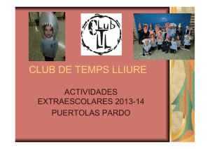 club de temps lliure - Colegio Puértolas Pardo