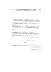 determinación de la capacidad reguladora y concentracion mustada