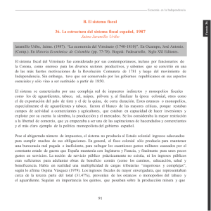 B. El sistema fiscal 36. La estructura del sistema fiscal español