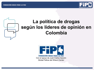 La política de drogas según los líderes de opinión en Colombia