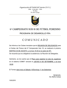38º CAMPEONATO DE CLUBES CAMPEONES DEL INTERIOR