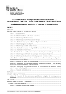 TEXTO REFUNDIDO DE LAS DISPOSICIONES LEGALES DE LA