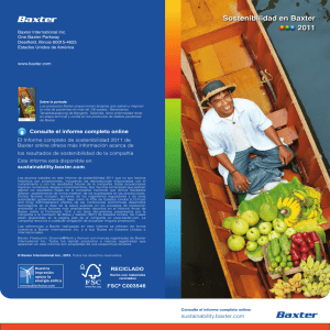 Informe de sostenibilidad 2011