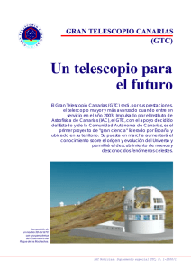 Un telescopio para el futuro - Instituto de Astrofísica de Canarias