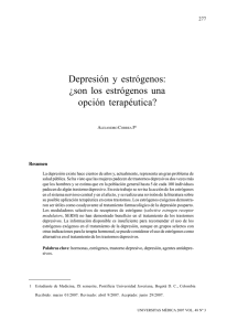 9-DEPRESION ESTROGENOS.p65 - Pontificia Universidad Javeriana