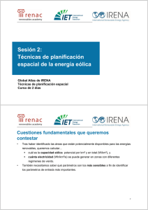 T&eacute;cnicas de planificaci&oacute;n espacial de la energ&iacute;a e&oacute;lica