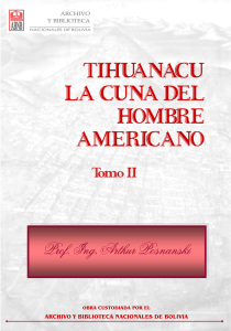 tihuanacu la cuna del hombre americano