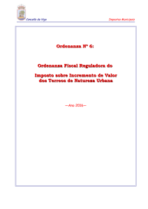 Ordenanza Fiscal Reguladora do Imposto sobre Incremento de
