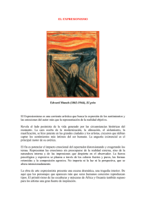 EL EXPRESIONISMO Edvard Munch (1863