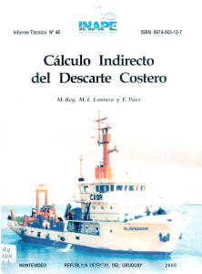 Informe Técnico Nº 48 Cálculo indirecto del descarte