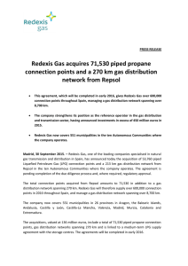 Redexis Gas acquires LPG points (Press release)