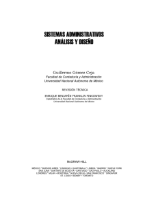 sistemas administrativos análisis y diseño