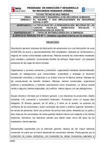 EJERCICIO RESUELTO Nº 1: Análisis equidad interna en la empresa.