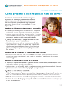 PE1107S How to Prepare Your Child for Eating - Spanish
