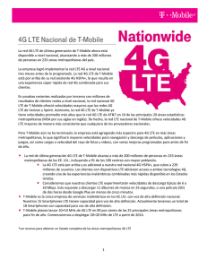4G LTE Nacional de T-Mobile - T