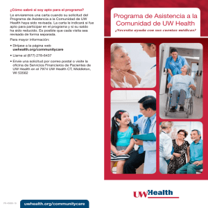 Programa de Asistencia a la Comunidad de UW Health