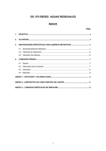 Norma Técnica OS.070 Redes de aguas residuales
