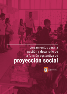 proyección social - Universidad de San Buenaventura