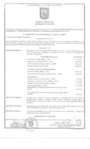 CGL&Uacute;MEI&Aacute; RESOLUCI&Oacute;N N&ordm; 043 - Universidad La Gran Colombia