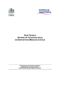 Sistema de Tecnovigilancia de Dispositivos Médicos en Chile