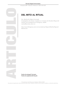 del mito al ritual - Revista Digital Universitaria