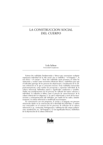 La construcción social del cuerpo. Salinas, Lola (REIS Nº 68