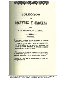 Colección de Leyes, Decretos, Circulares y demás Disposiciones