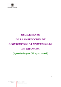 reglamento de la inspección de servicios de la universidad de