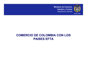 comercio de colombia con los paises efta