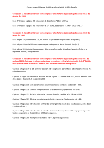 Correcciones al Manual de Hidrograf&iacute;a de la OHI (C-13)