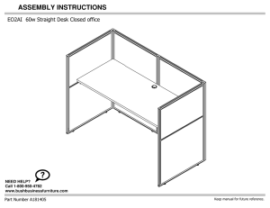assembly instructions - Bush Business Furniture
