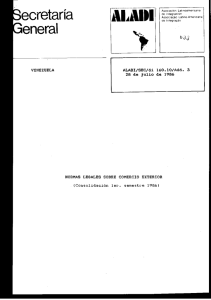 VENEZUELA ALADI/SEC/di 160. 10/Add. 3