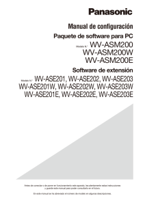 WV-ASM200W WV-ASM200E Modelo N.° WV - cs.psn