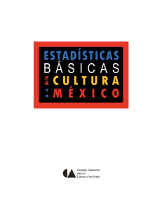 Estadísticas básicas de la cultura en México