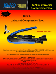 CT-200 Universal Compression Tool CT