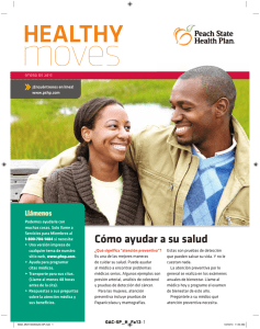 Healthy Moves Fall 2013 – Spanish
