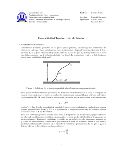 Conductividad Termica y Ley de Fourier - U