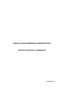 manual de procedimientos administrativos proyecto