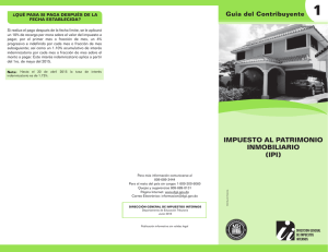 Impuesto al Patrimonio Inmobiliario (IPI)
