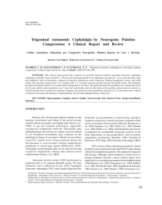 Trigeminal Autonomic Cephalalgia By Neurogenic Palatine