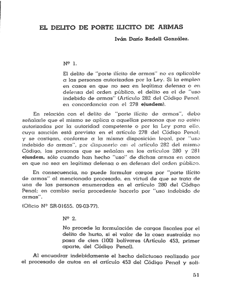 El Delito De Porte Ilicito De Armas el-delito-de-porte-ilicito-de-armas