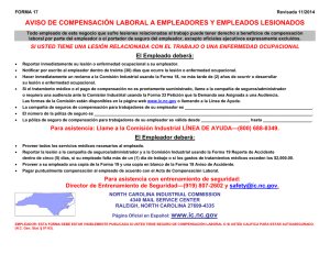 La Forma 17 - NC Department of Labor