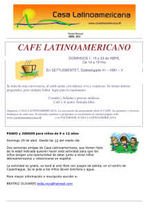 cafe latinoamericano - Casa Latinoamericana